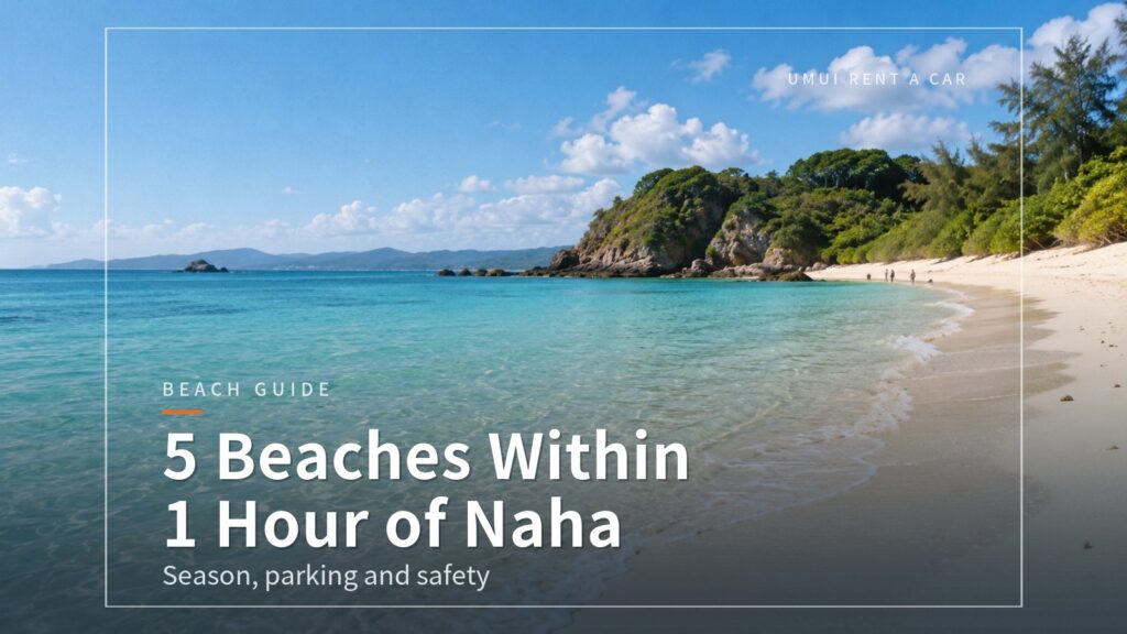 5 Scenic Beaches Within an Hour of Naha by Car: Swimming Seasons, Parking and Safety