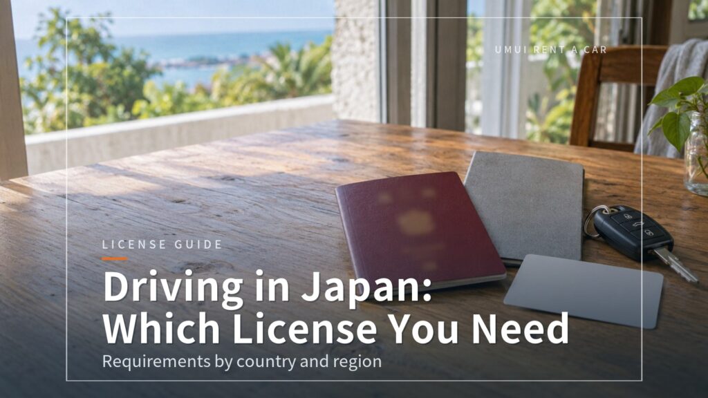 Visiting Japan? Which Driver's License You Need to Rent a Car (by Country and Region)