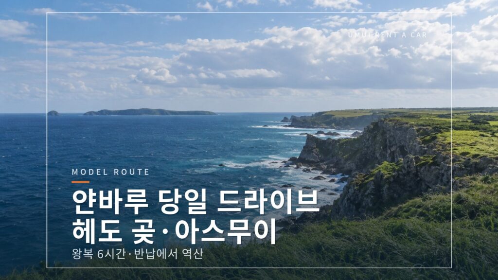 나하에서 당일치기 얀바루 드라이브　헤도 곶과 다이세키린잔